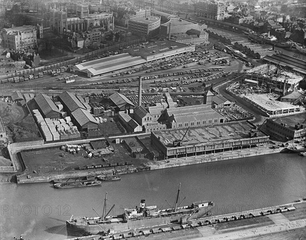 Floating Harbour, Canon's Marsh, Bristol, 1921