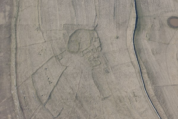 Romano-British enclosed settlement earthwork, Intake, Crosby Garrett Fell, Cumbria, 2014