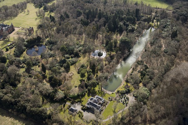 Landscape park at Bulstrode Park, Gerrards Cross, Buckinghamshire, 2018