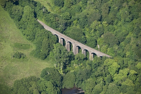 Greenway Viaduct, Dartmouth Steam Railway, Devon, 2014