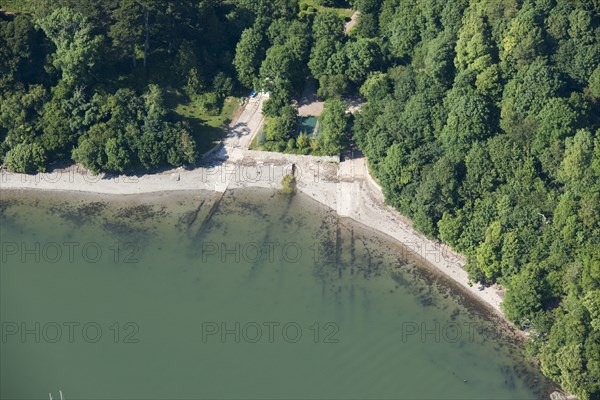 D-Day landing craft maintenance site on the River Dart, Devon, 2014