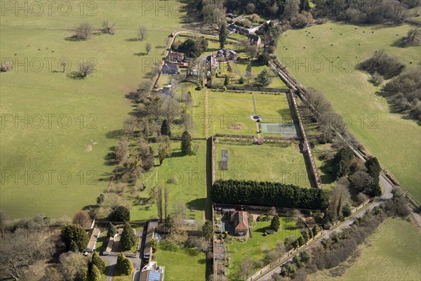 Kitchen garden at Bulstrode Park, Gerrards Cross, Buckinghamshire, 2018 Creator