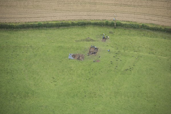 Archaeological excavation at Hanging Grimston medieval settlement, North Yorkshire, 2017