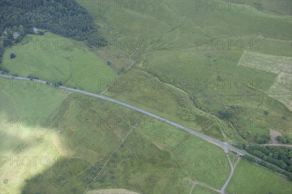 Bagraw Roman camp and section of Roman road, Northumberland, 2014