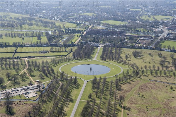 Diana Fountain, Bushy Park, Richmond upon Thames, London, 2018