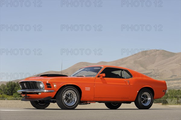 Ford Mustang Boss 429 1970. Artist: Simon Clay.