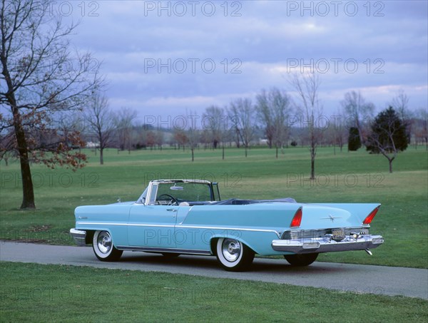 1957 Lincoln Premier Convertible. Artist: Unknown.