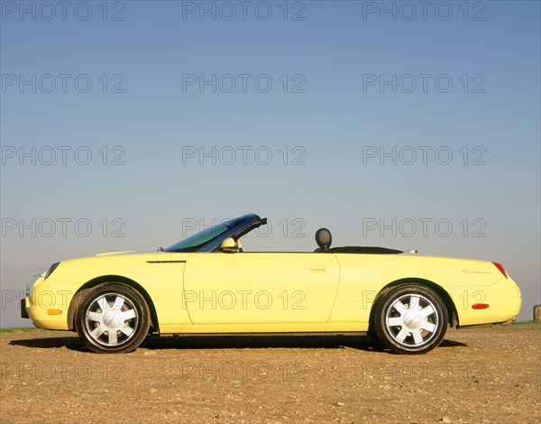 2003 Ford Thunderbird convertible. Artist: Unknown.