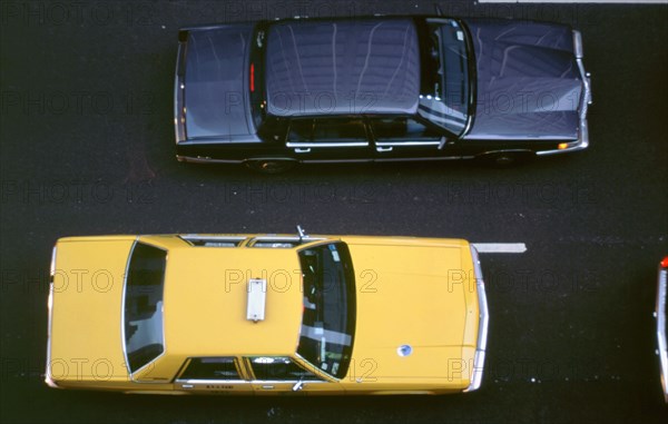 New York City taxi cab. Artist: Unknown.