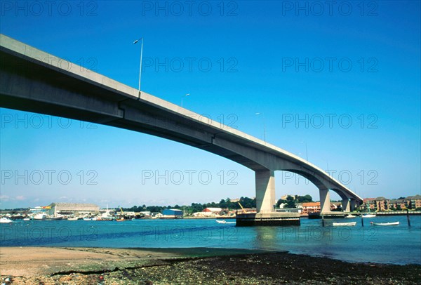 Itchen toll bridge in Southampton. Artist: Unknown.