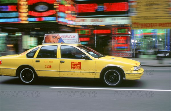 New York Yellow Taxi cab, 1995. Artist: Unknown.