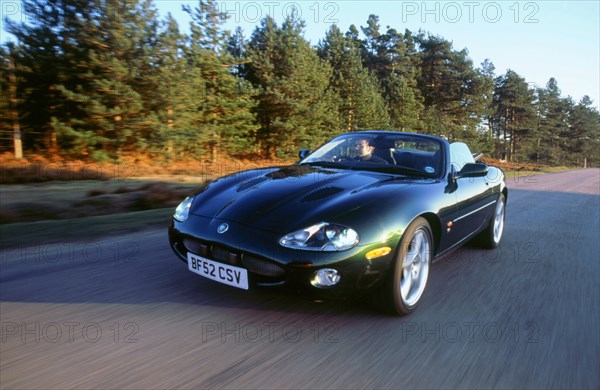 2002 Jaguar XKR convertible. Artist: Unknown.