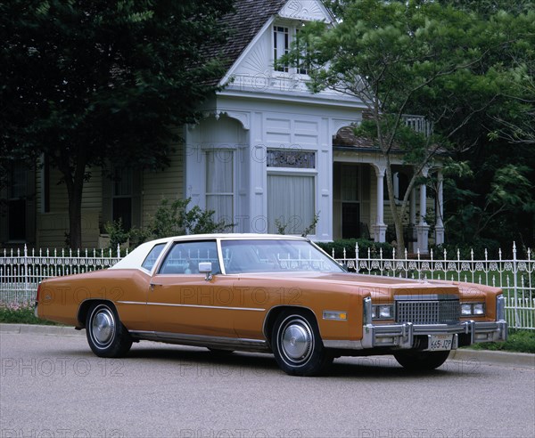 1975 Cadillac Eldorado hardtop coupe. Artist: Unknown.