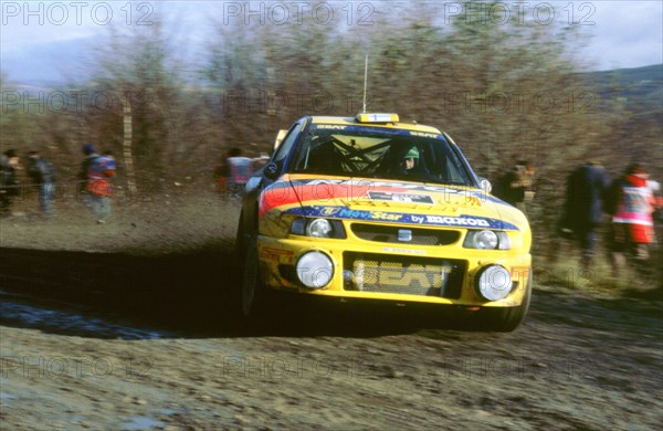 Seat wrc 1998 Network Q rally. H.Rovan Pera. Artist: Unknown.