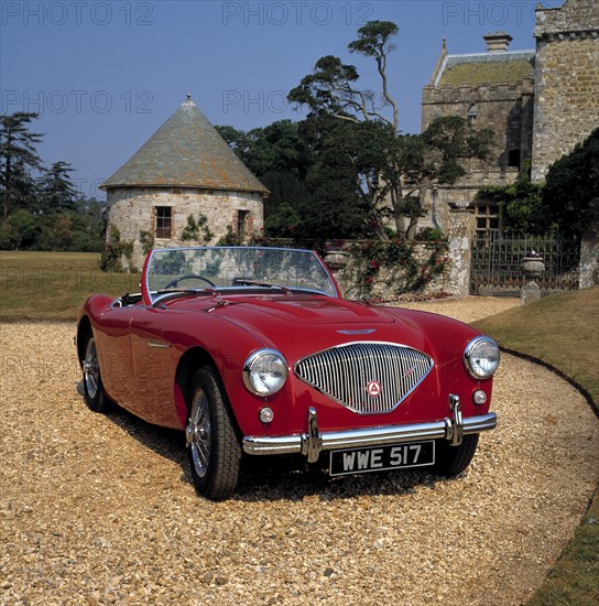 1956 Austin Healey 100 BM2. Artist: Unknown.