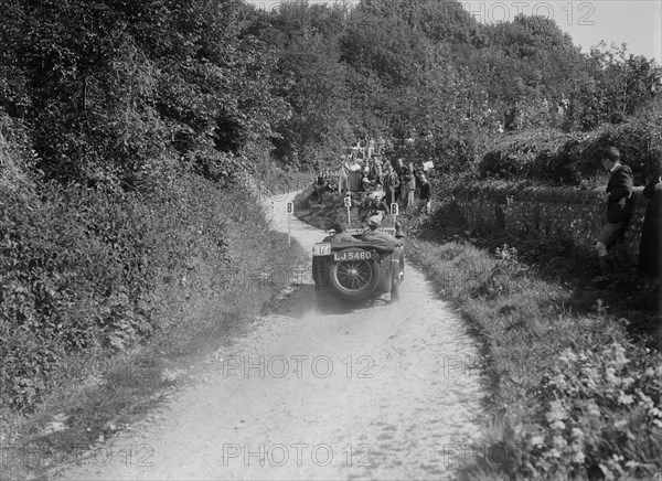 1932 MG Magna taking part in a West Hants Light Car Club Trial, 1930s. Artist: Bill Brunell.