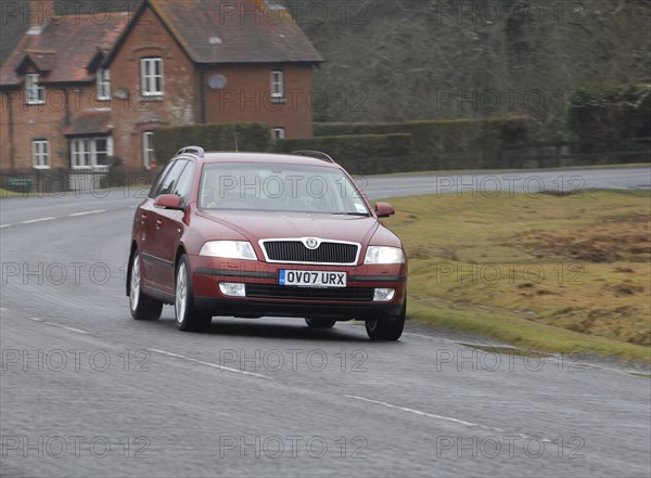 2007 Skoda Octavia estate. Artist: Unknown.