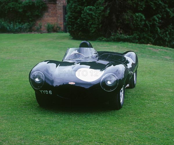1955 Jaguar D type Artist: Unknown.