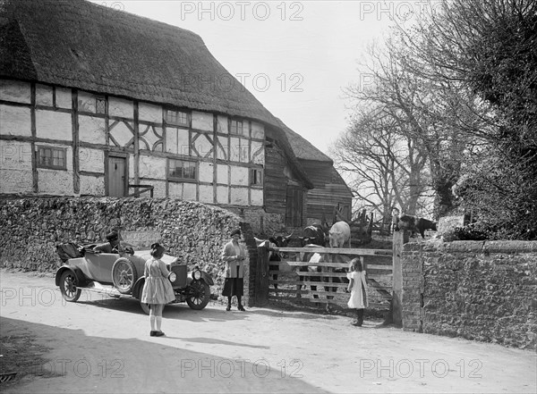 Calcott open tourer, Wantage, Oxfordshire, c1920s. Artist: Bill Brunell.