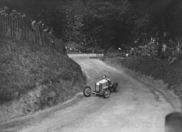 'Terror', Frazer-Nash of RGJ Nash, MAC Shelsley Walsh Hill Climb, Worcestershire, 1932. Artist: Bill Brunell.