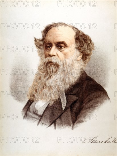 Titus Salt, British woolstapler and industrialist, c1880. Artist: Unknown