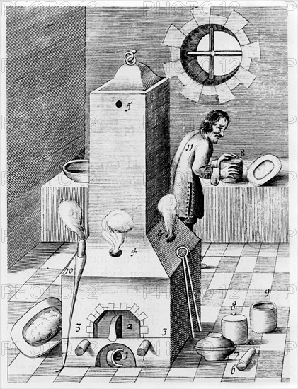 Furnace for processes where protracted heat required, such as cementation, 1580. Artist: Unknown