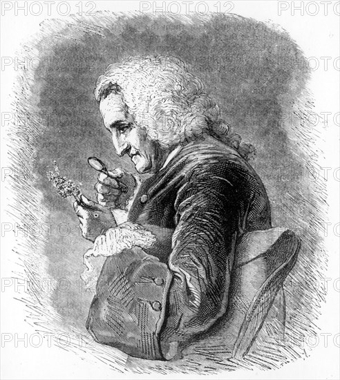 Bernard de Jussieu, 18th century French botanist, 1880. Artist: Unknown