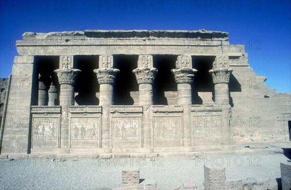 The Mammisi (Birth-House), Temple of Hathor, Dendera, Egypt, 125 BC - 60 AD. Artist: Unknown