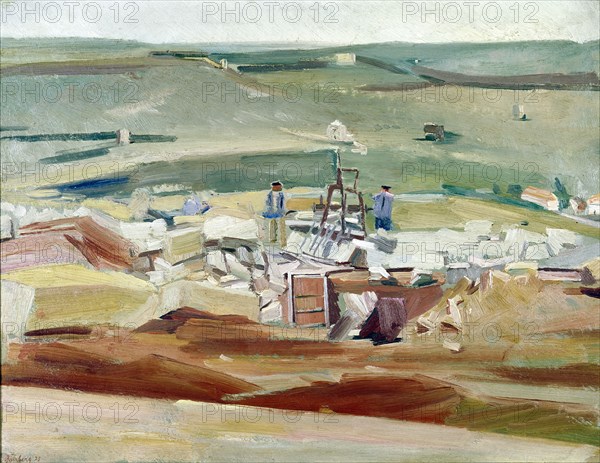 'The Quarry Men', 1925.  Artist: David Bomberg