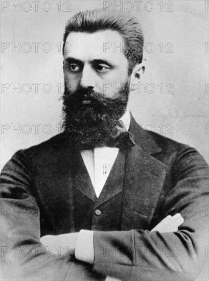 Theodor Herzl (1860-1904), Writer and statesman. Artist: Unknown