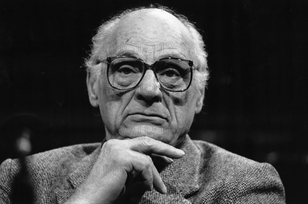 Arthur Miller (1915-2005), American playwright. Artist: Sidney Harris