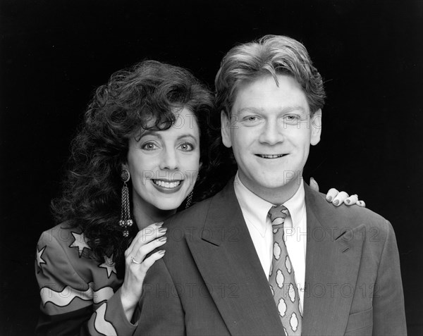 Kenneth Branagh (1960- ), British actor, with Rita Rudner (1956- ), American actress, 1991. Artist: Unknown