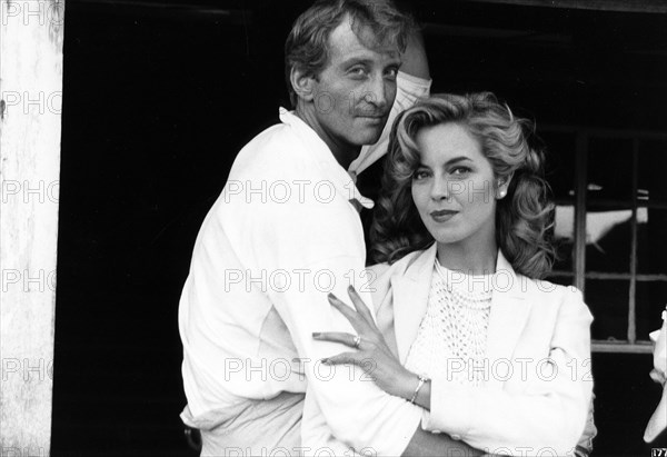 Greta Scacchi (1960- ), British actress, and Charles Dance (1946- ), British actor, 1987. Artist: Unknown