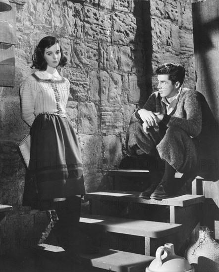 Millie Perkins and Richard Beymer in The Diary of Anne Frank, 1959. Artist: Unknown