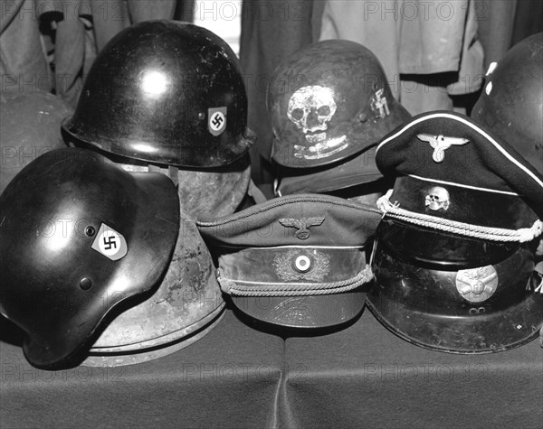 Auction of Hitler's hat at Phillips, London, c1980s? Artist: Sidney Harris