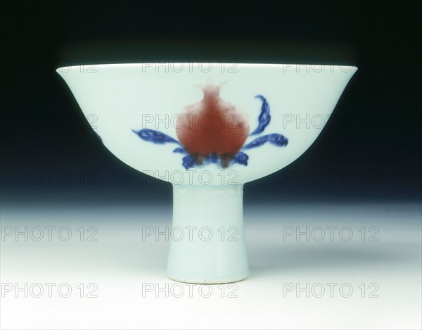 Stem bowl, Yongzheng period, Qing dynasty, China, 1723-1735. Artist: Unknown