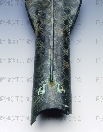 Bronze spearhead, Eastern Zhou dynasty, China, 5th century BC. Artist: Unknown