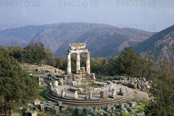 Tholos of Athena Pronaia, 4th century BC. Artist: Unknown