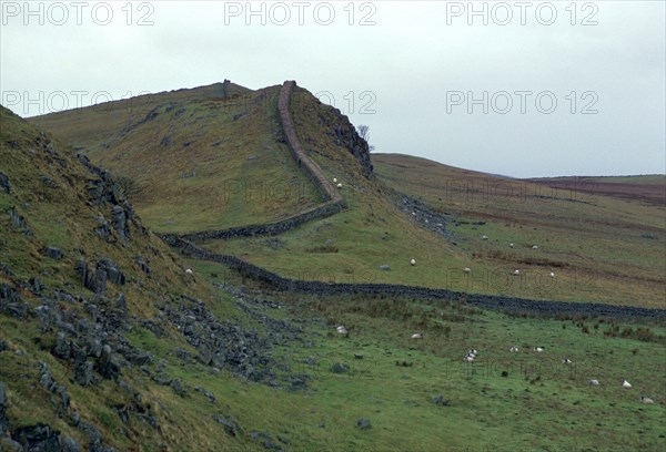 Hadrian's Wall, 2nd century.