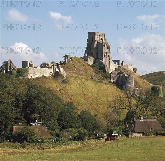 Corfe Castle, 11th century. Artist: William the Conqueror