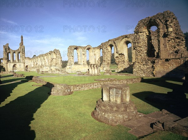 Byland Abbey, 12th century. Artist: Unknown