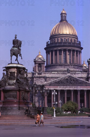 St. Isaacs Cathedral, Leningrad, c1960s. Artist: CM Dixon.