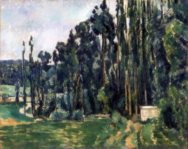 'The Poplars', c1879-1882. Artist: Paul Cezanne