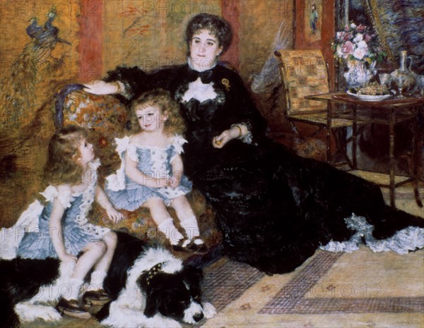 'Madame Georges Charpentier and Her Children', 1878 Artist: Pierre-Auguste Renoir