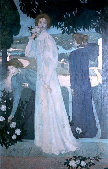 'Portrait of Yvonne Lerolle', 1897. Artist: Maurice Denis