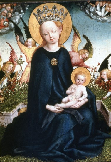 'Virgin and Child', 15th century. Artist: Martin Schongauer