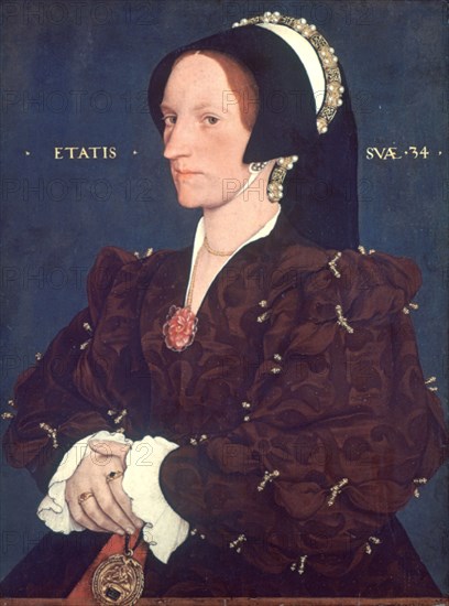 'Lady Lee, Margaret Wyatt', 1540. Artist: Hans Holbein the Younger