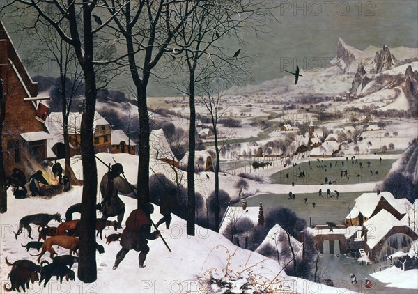 'Hunters in the Snow, February', 1565. Artist: Pieter Bruegel the Elder