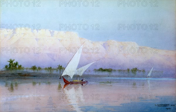 'Boat on the Nile', 1903. Artist: Robert Talbot Kelly