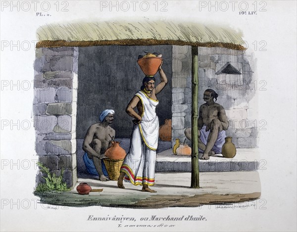 'Oil Merchant', 1828. Artist: Marlet et Cie